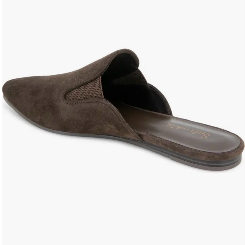 Splendid Brown Suede Mules - Picture 2 of 8